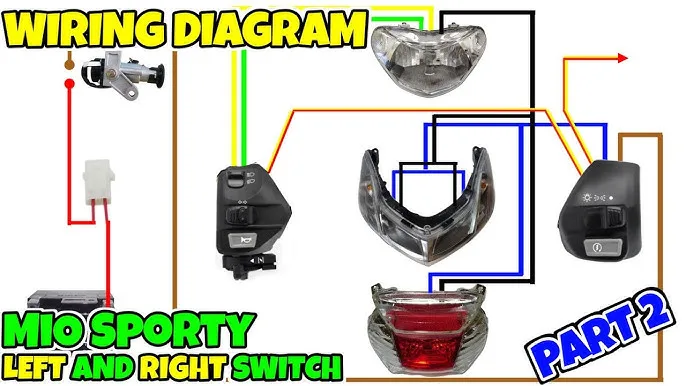Wiring Diagram Of Motorcycle Honda Xrm 125 43 Off