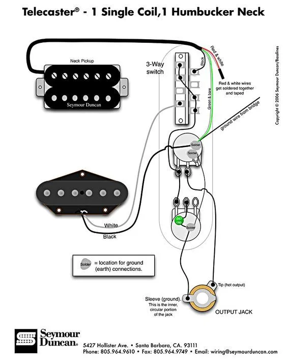 Wiring Diagram Telecaster 3 Way Switch