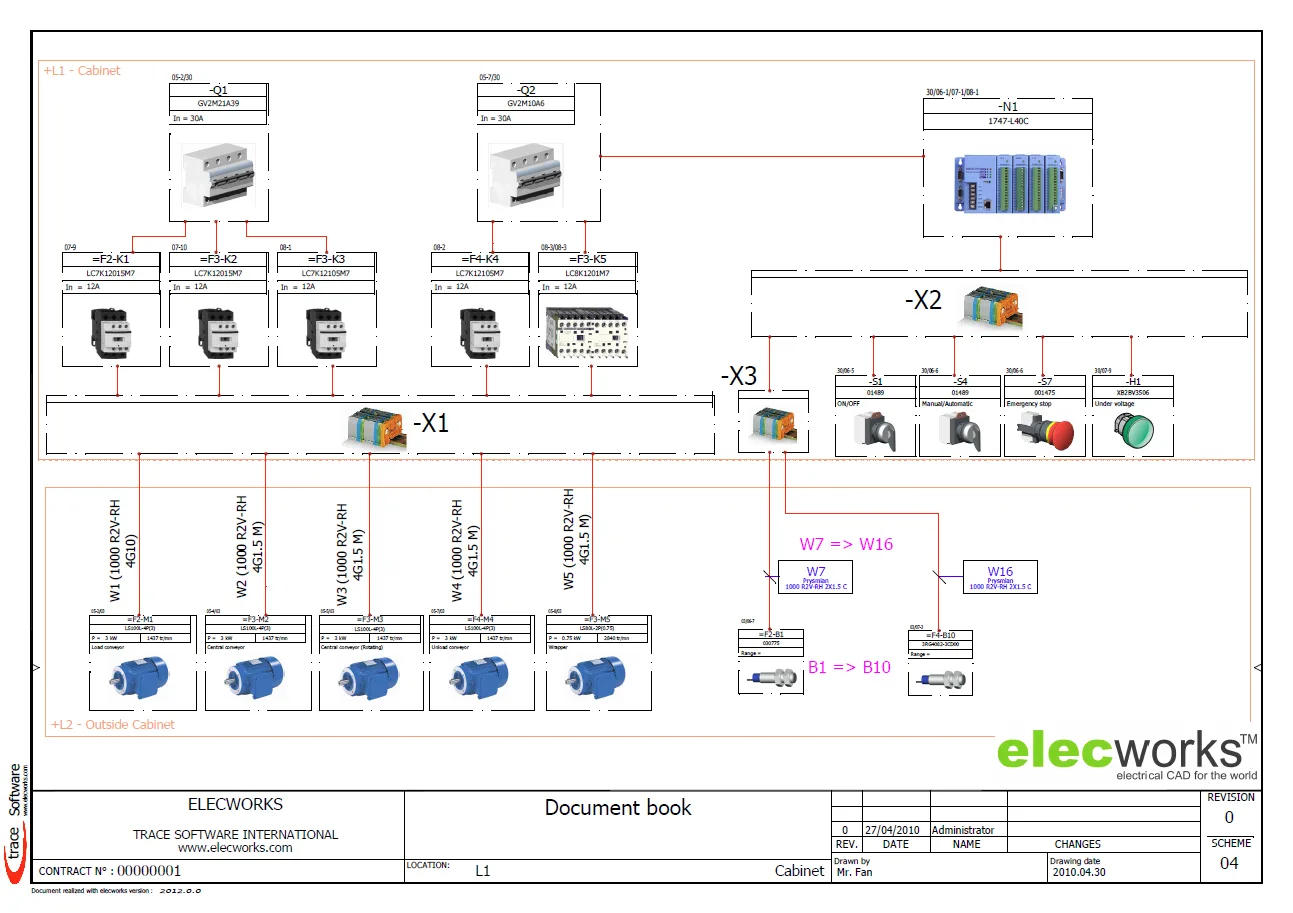 Wiring Diagram Tool Online Proficad Software Electrical Wiring Diagram Cad Drawing Top