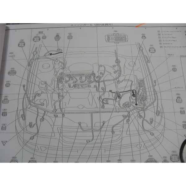 หนังสือ วงจรไฟฟ้า Wiring Diagram รถยนต์ Toyota Caldina ปี 97 เครื่องยนต์ 3S Ge 3S Gte Vvt I