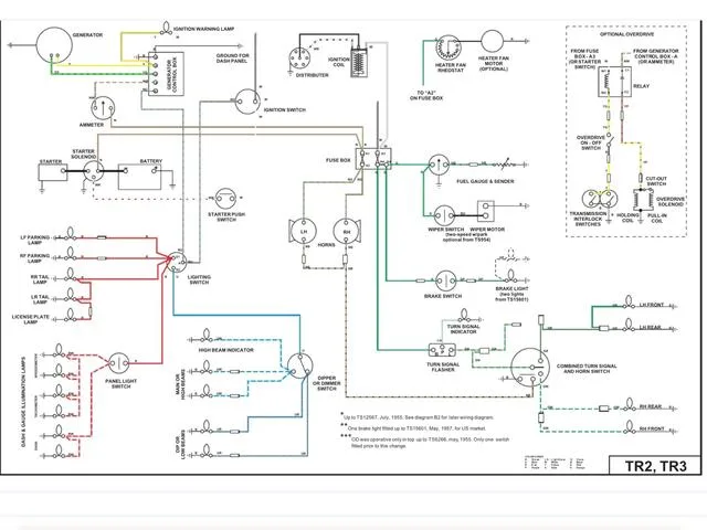 Wiring Diagram Tr2 Tr3 Forum The Triumph Experience