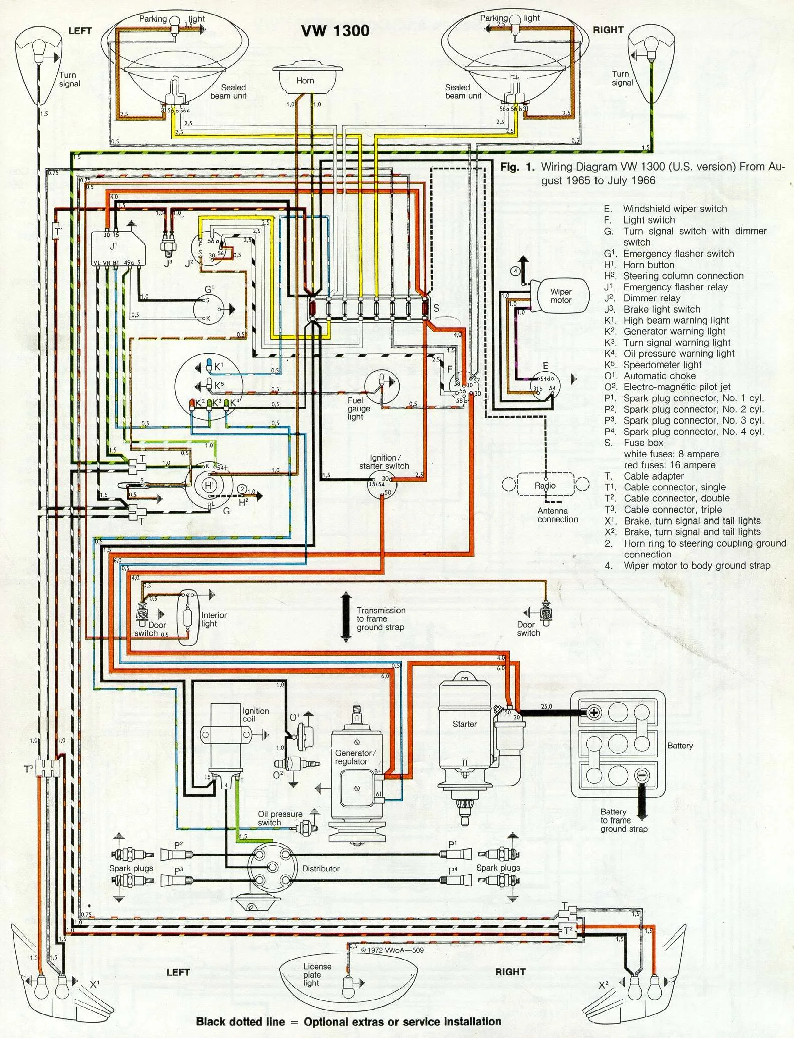 Wiring Diagram Vw Beetle 1974 Wiring Diagram