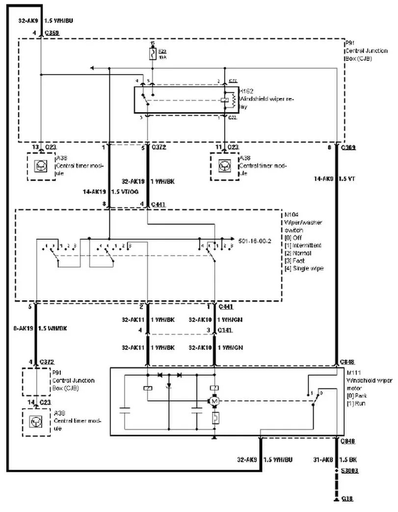 Wiring Diagrams 1998 Ford Contour