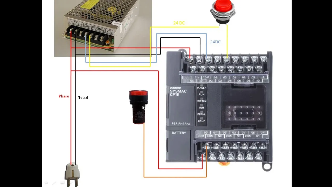 Wiring Input Plc Omron