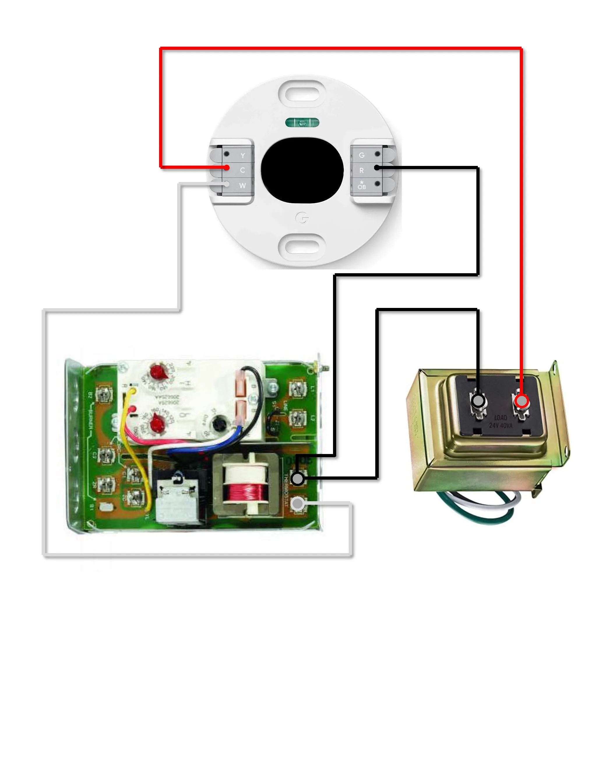 Wiring Nest Thermostat To Furnace With No C Wire R Nest