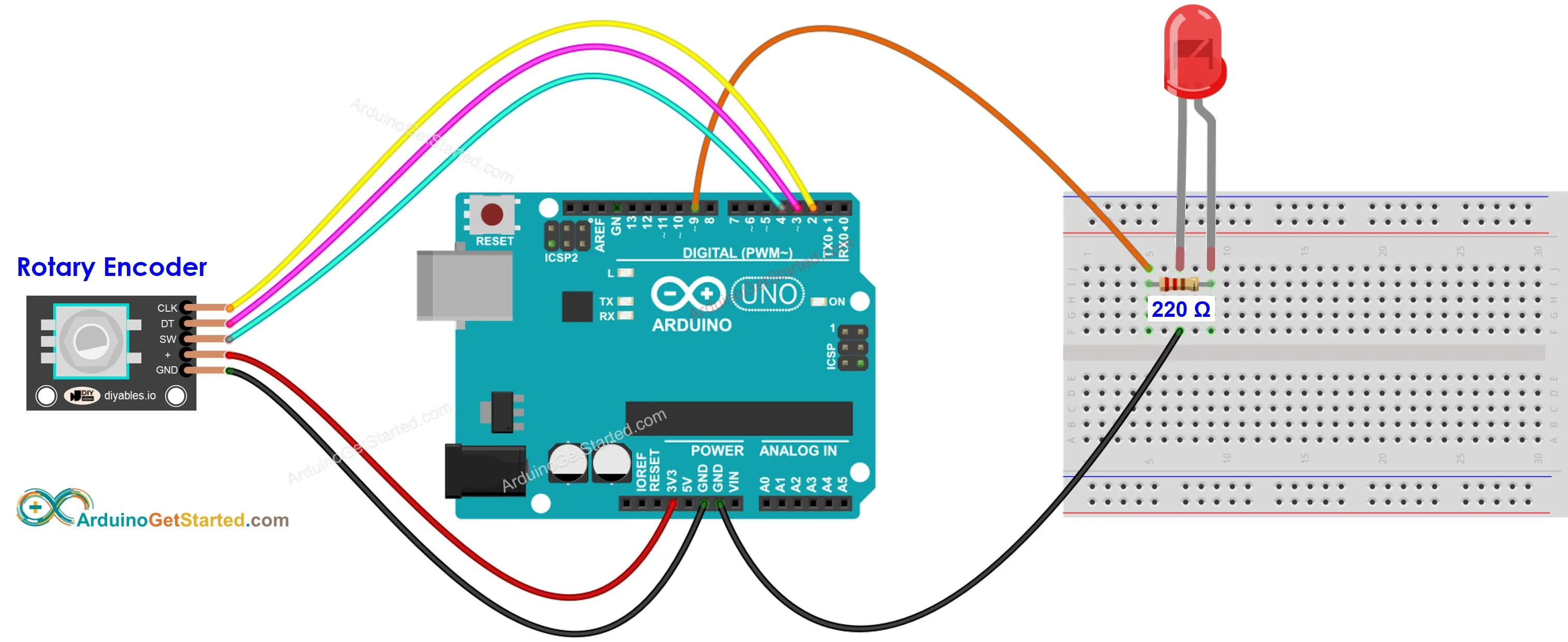 Wiring Rotary Encoder To Arduino At Declan Thwaites Blog