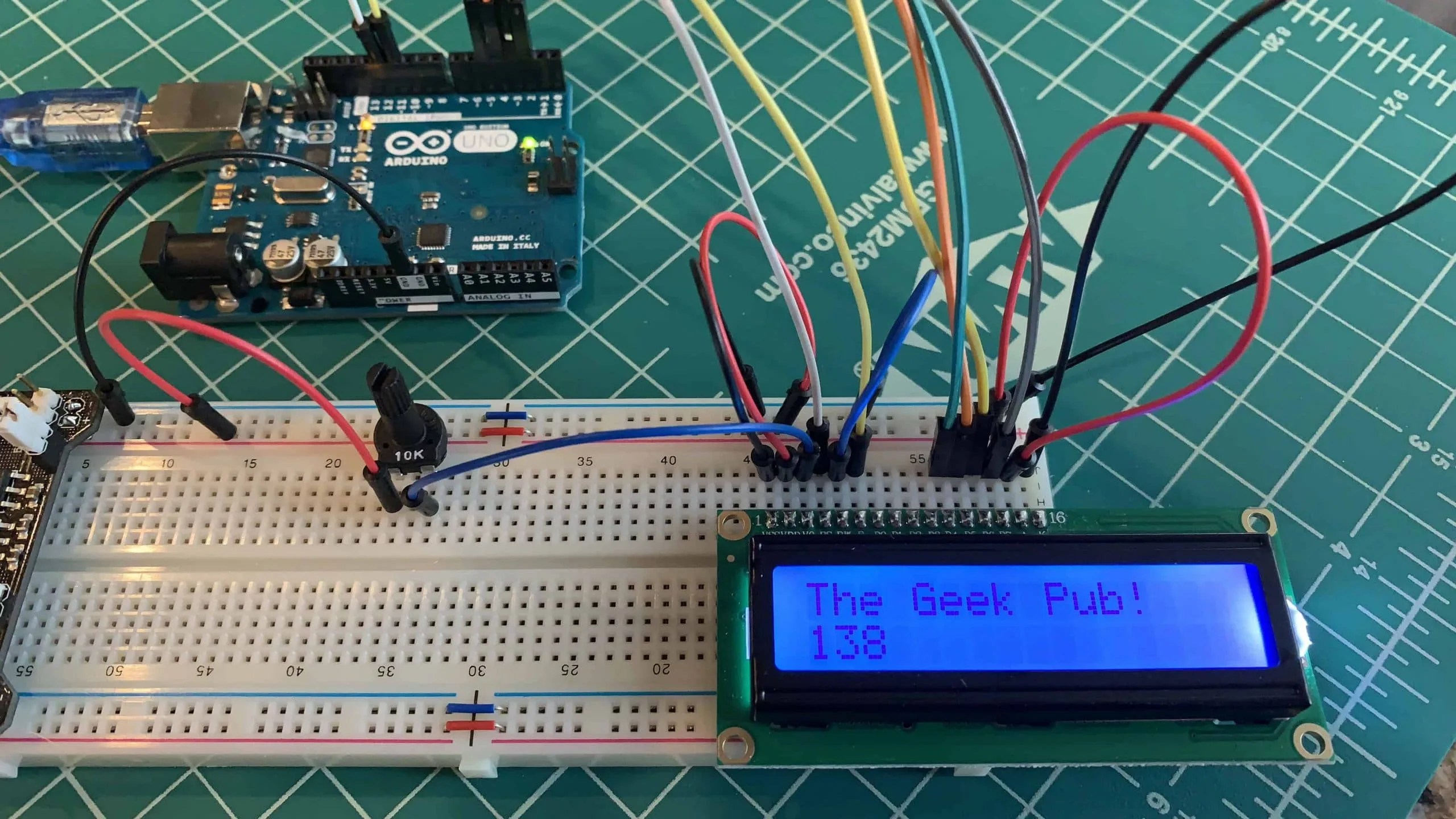 Wiring The Cable Arduino Lcd Display Wiring Diagram