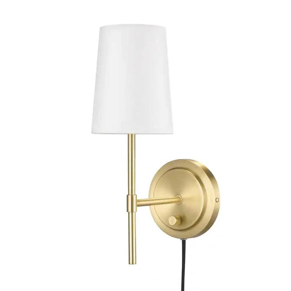 With Its Plug In Or Hardwire Collection Hampton Bay Created A Wall Sconce For All Your Lighting