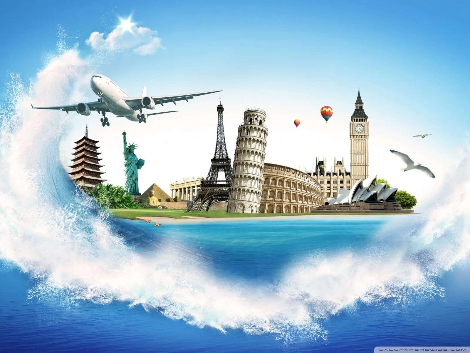 World Travel Wallpaper Wallpapersafari