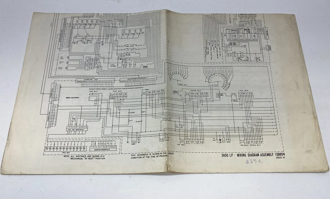 Wurlitzer 3600 Lp Wiring Schematic Diagram