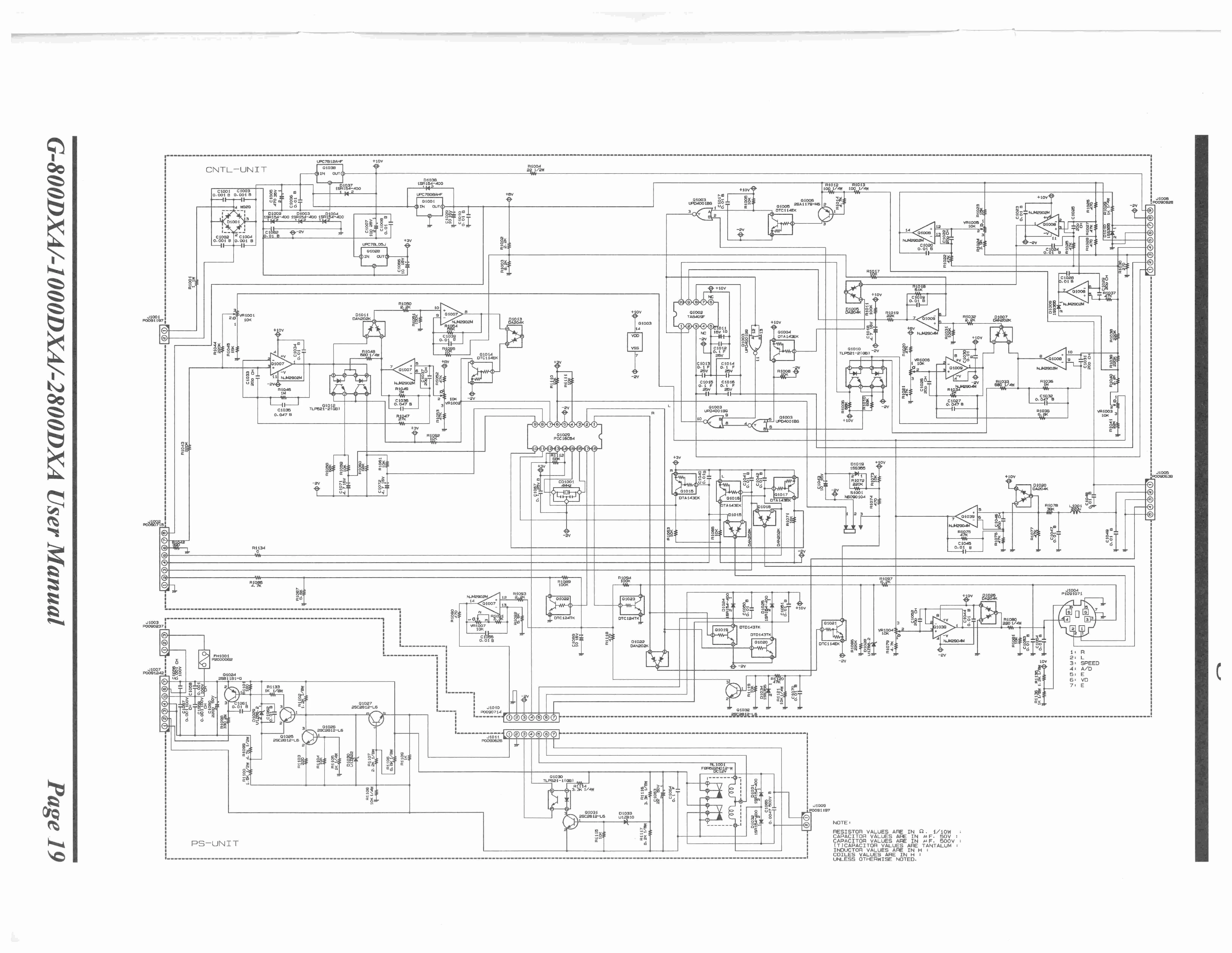 Yaesu G 800Dxa Схема