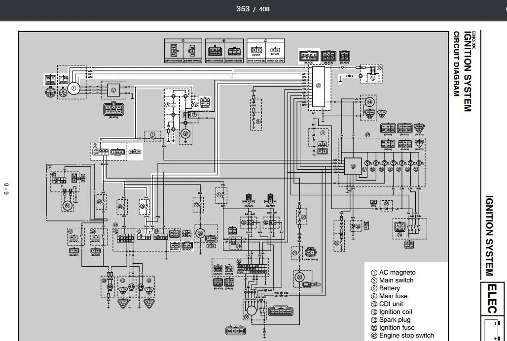 Yamaha Grizzly 660 Wiring Schematic Wiring Diagram And Schematic