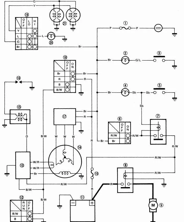 Yamaha Moto 4 225 Wiring Diagram Wiring Diagram