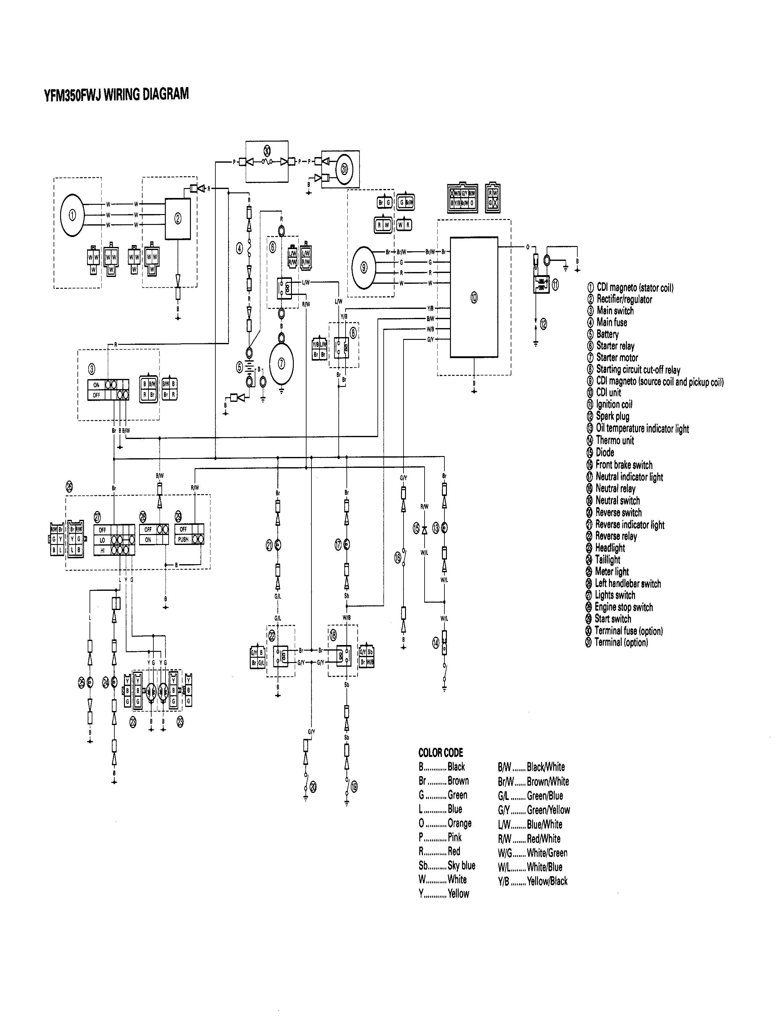 Yamaha Moto 4 Ignition Switch Wiring Diagram Motorcycle Wiri