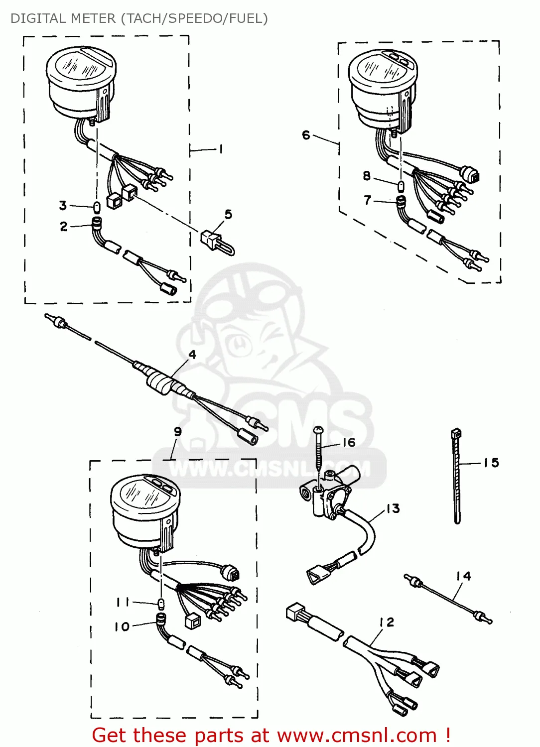 Yamaha Outboard Tachometer Wiring
