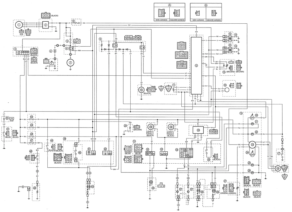 Yamaha V Star 1100 Wiring Diagram Wiring Diagram