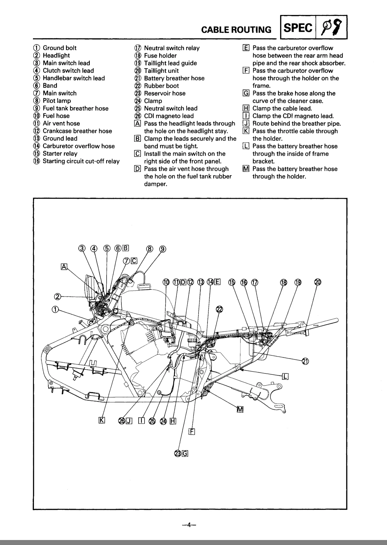 Yamaha Warrior 350 Parts Diagram