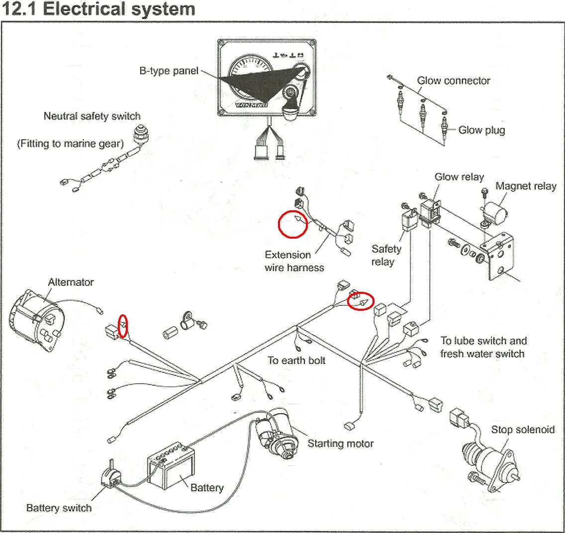 Yanmar 3Ym30 Wiring Diagram Wiring Diagram