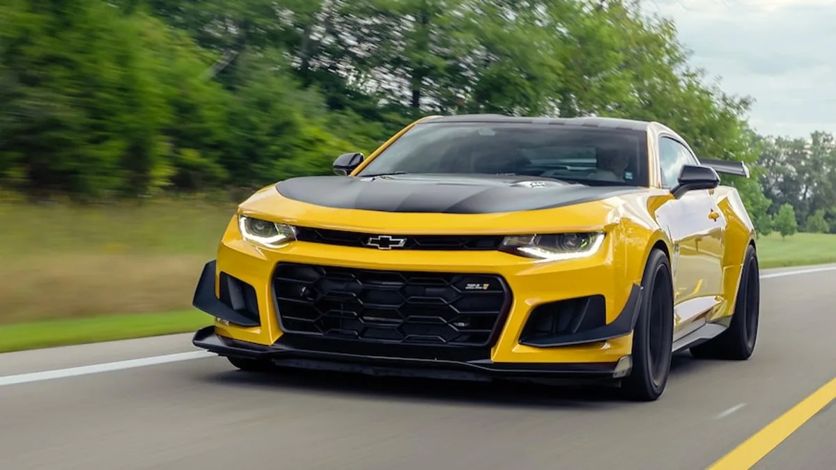 Yellow Chevrolet Camaro