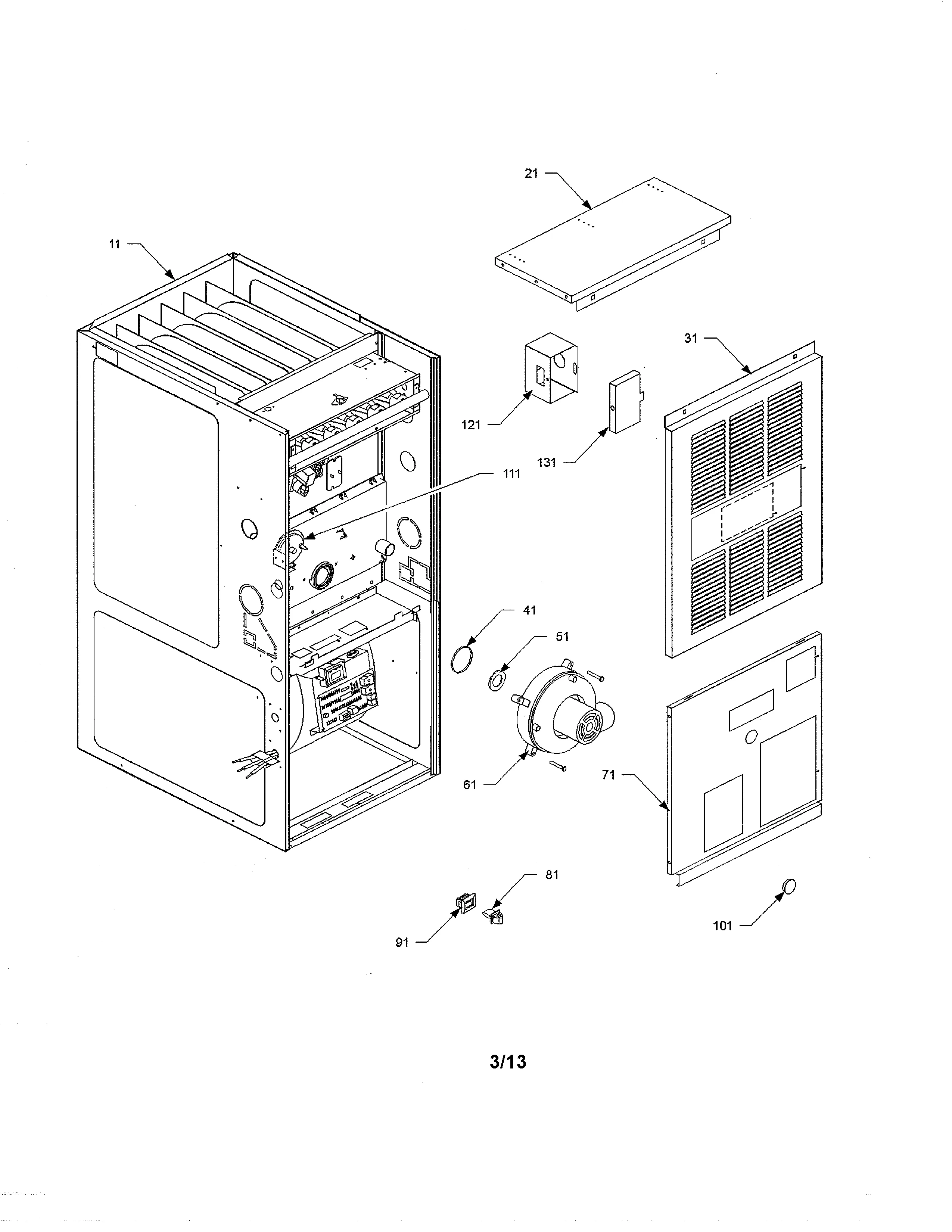 York Furnace Parts Diagram