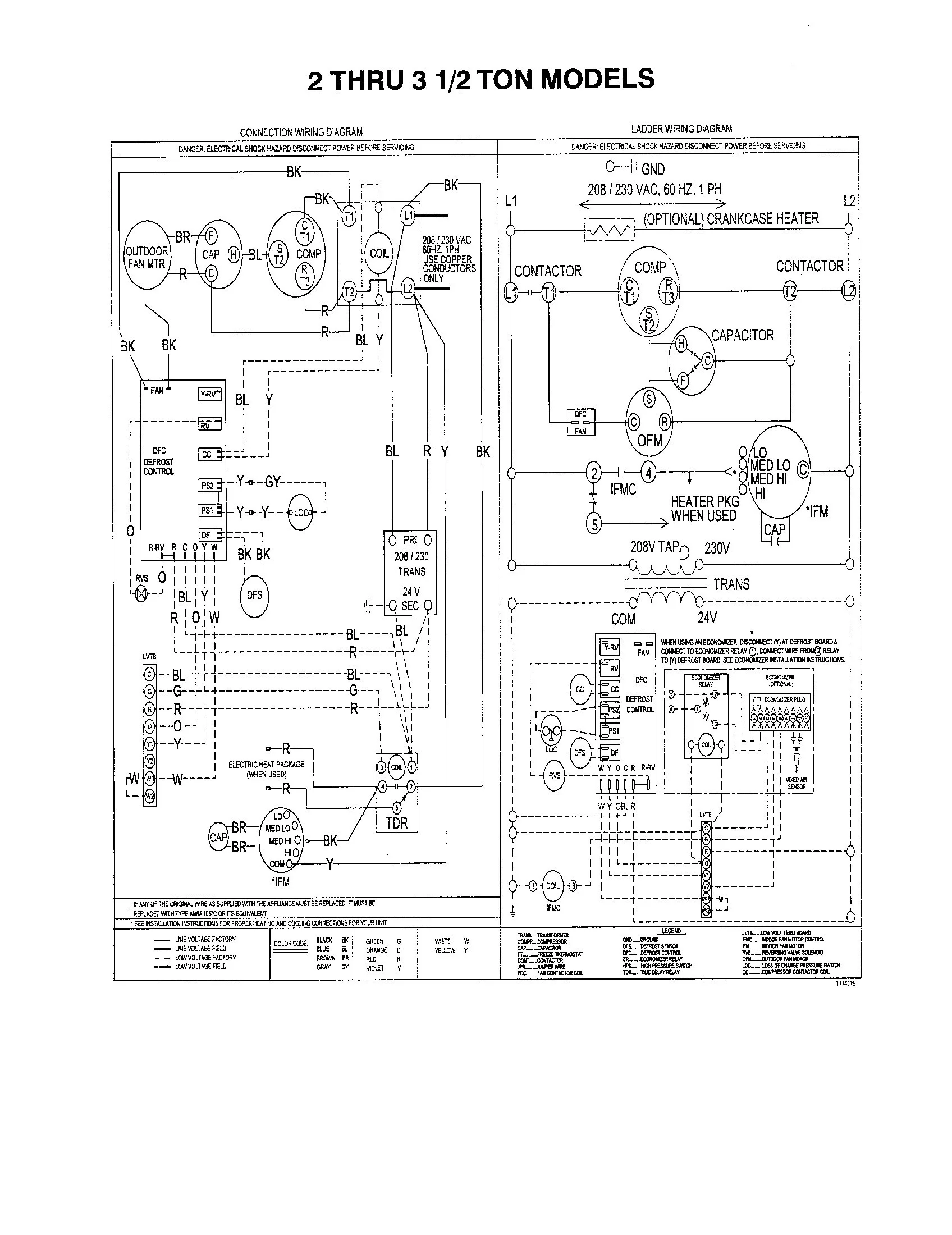York Wiring Diagrams Air Conditioners